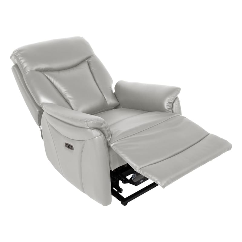 Reclinerlænestol Gårdal med elektrisk løftemekanisme læder - Beige - Møbler - Stole & lænestole - Lænestole - Lænestol med vippefunktion