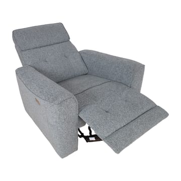Reclinerlænestol Glendor med elektrisk mekanisme grå - Blågrå - Møbler - Stole & lænestole - Lænestole - Recliner lænestol