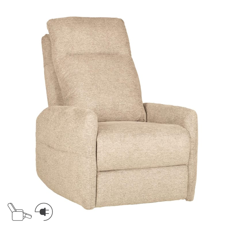 Reclinerlænestol Gränor med elektrisk mekanisme og massagefunktion, Beige