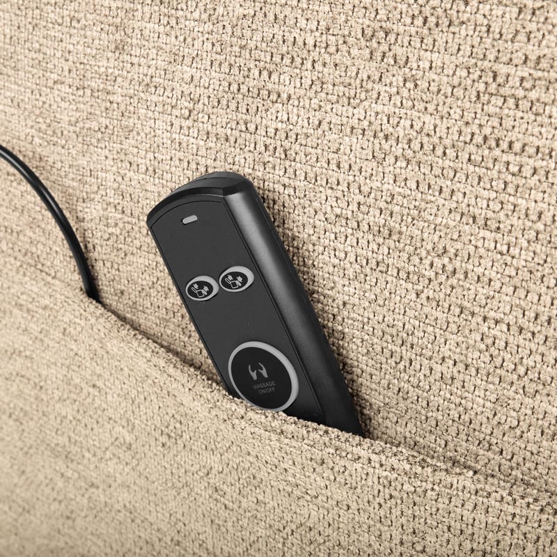 Reclinerlænestol Gränor med elektrisk mekanisme og massagefunktion - Beige - Møbler - Stole & lænestole - Lænestole - Massagestol