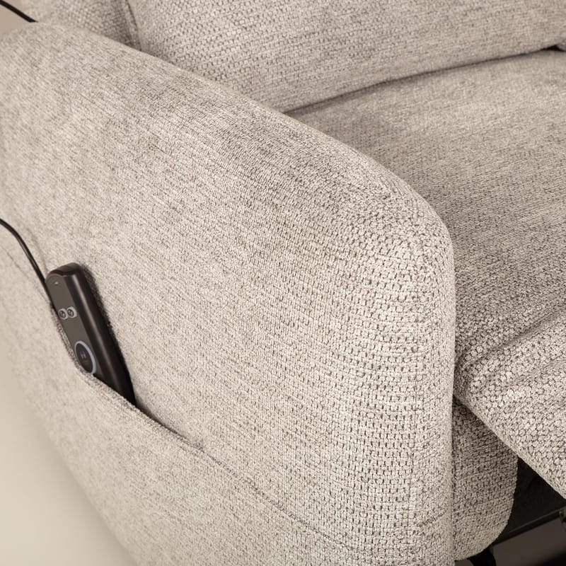 Reclinerlænestol Gränor med elektrisk mekanisme og massagefunktion - Grå - Møbler - Stole & lænestole - Lænestole - Massagestol