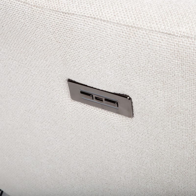Reclinerlænestol Lavor med elektrisk mekanisme - hvid - Møbler - Stole & lænestole - Lænestole - Recliner lænestol