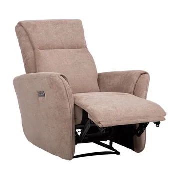 Reclinerlænestol Lavor med elektrisk mekanisme - lysebrun - Møbler - Stole & lænestole - Lænestole - Recliner lænestol