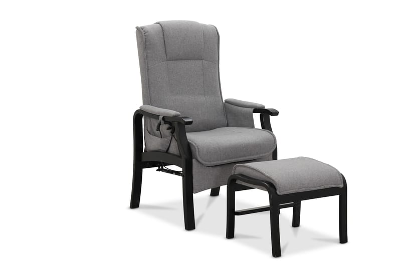 Reclinerlænestol NO_BRAND Saika Reclinerlænestol Elektrisk Lysegrå, undefined
