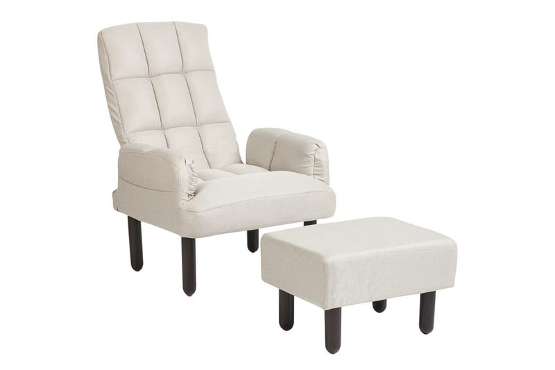 Reclinerlænestol Oland, Beige, brun