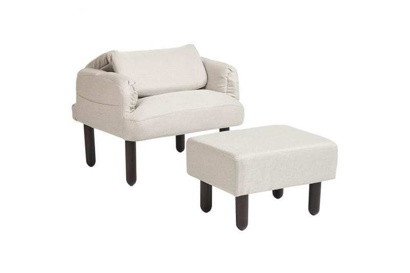 Reclinerlænestol Oland - Beige, brun - Møbler - Stole & lænestole - Lænestole - Liggestol