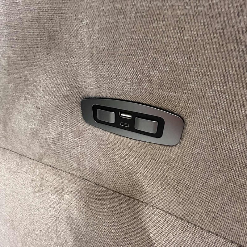 Reclinerlænestol Ravdal med elektrisk mekanisme - grå - Møbler - Stole & lænestole - Lænestole - Recliner lænestol