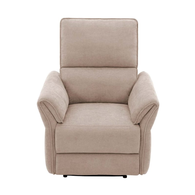 Reclinerlænestol Ravdal med elektrisk mekanisme - lysebrun - Møbler - Stole & lænestole - Lænestole - Recliner lænestol