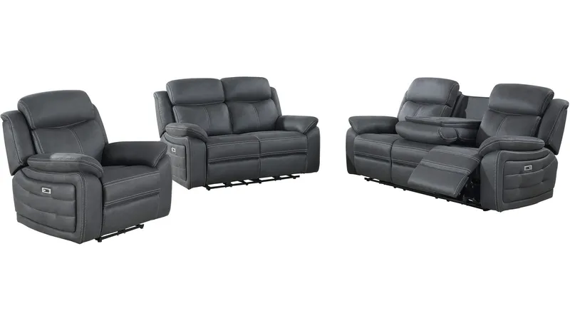 Reclinerlænestol Rindal Stof Elektrisk - grå - Møbler - Stole & lænestole - Lænestole - Recliner lænestol