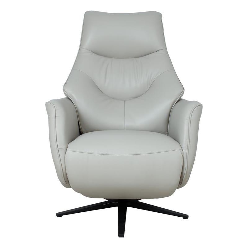 Reclinerlænestol Rosdal med elektrisk mekanisme - beige læder - Møbler - Stole & lænestole - Lænestole - Recliner lænestol