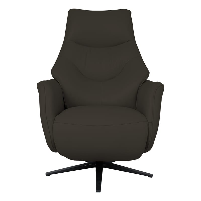 Reclinerlænestol Rosdal med elektrisk mekanisme - brunt læder - Møbler - Stole & lænestole - Lænestole - Recliner lænestol