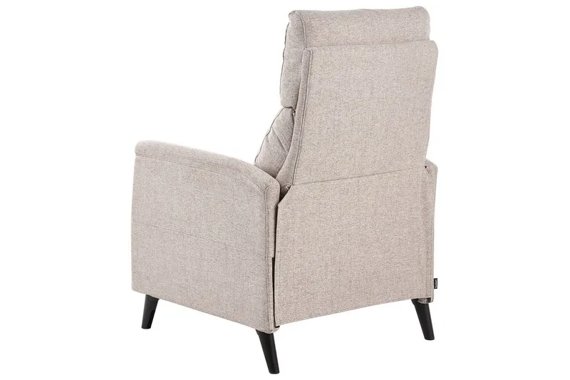 Reclinerlænestol Selvik Beige/sort - Beige/sort - Møbler - Stole & lænestole - Lænestole - Recliner lænestol