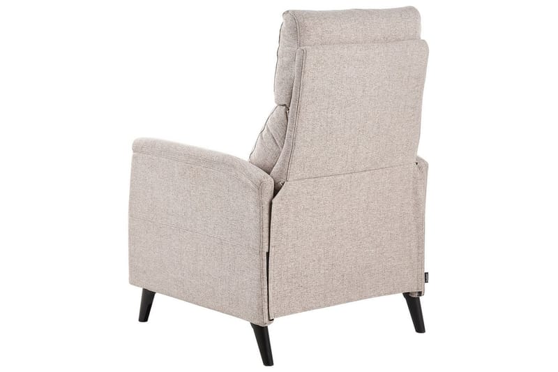 Reclinerlænestol Selvik Beige/sort - Beige/sort - Møbler - Stole & lænestole - Lænestole - Liggestol