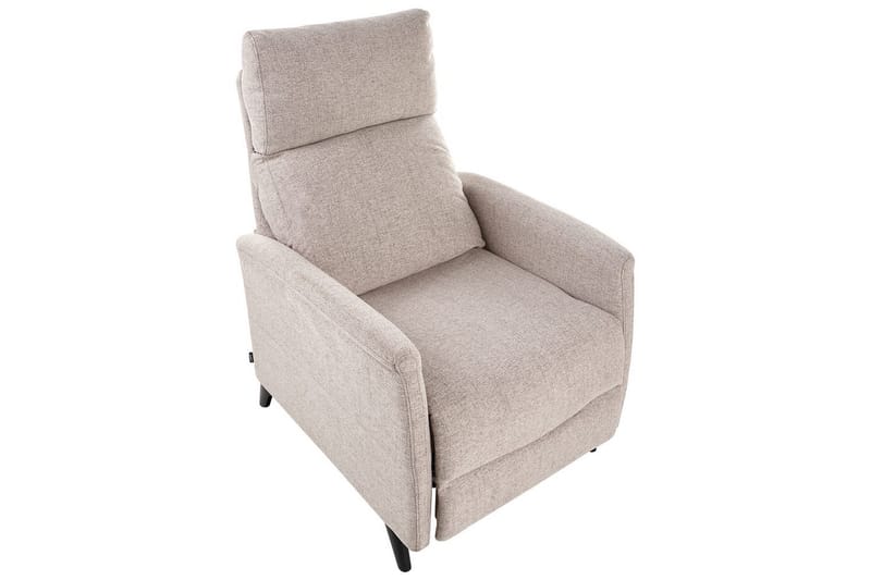 Reclinerlænestol Selvik Beige/sort - Beige/sort - Møbler - Stole & lænestole - Lænestole - Liggestol