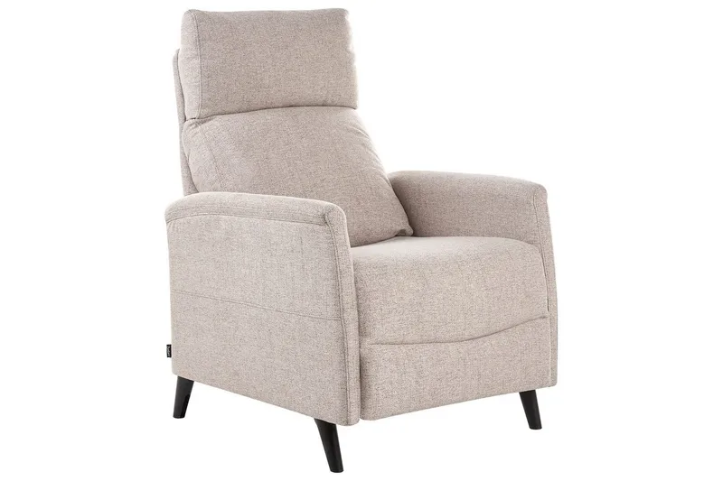 Reclinerlænestol Selvik Beige/sort, Beige/sort