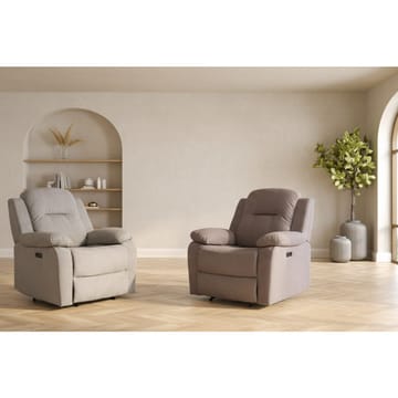 Reclinerlænestol Ylmark med elektrisk mekanisme - taupe - Møbler - Stole & lænestole - Lænestole - Recliner lænestol