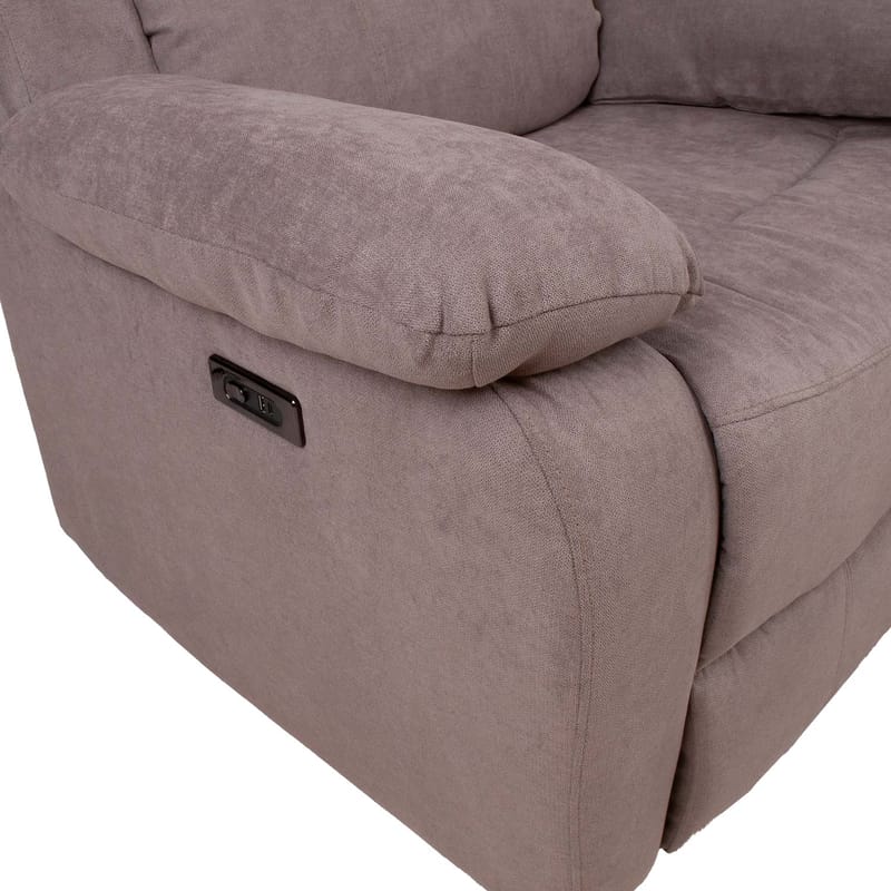 Reclinerlænestol Ylmark med elektrisk mekanisme - taupe - Møbler - Stole & lænestole - Lænestole - Recliner lænestol