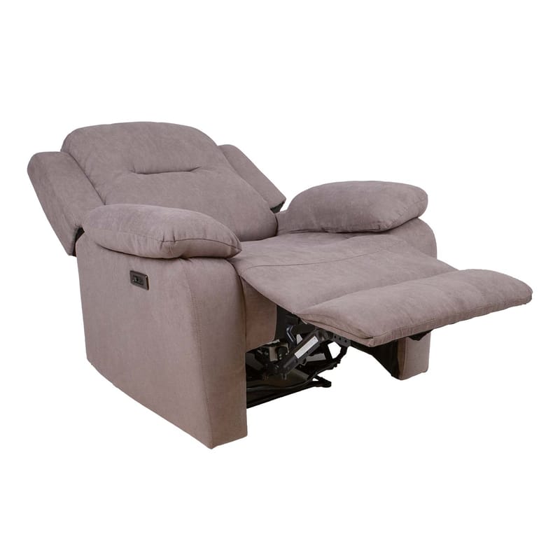 Reclinerlænestol Ylmark med elektrisk mekanisme - taupe - Møbler - Stole & lænestole - Lænestole - Recliner lænestol