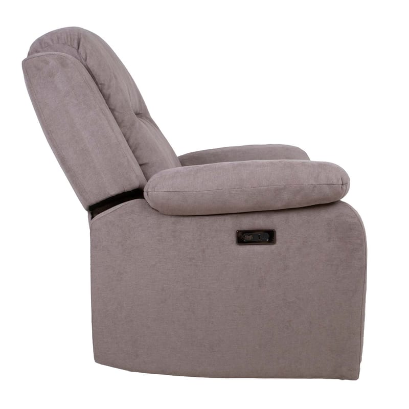 Reclinerlænestol Ylmark med elektrisk mekanisme - taupe - Møbler - Stole & lænestole - Lænestole - Recliner lænestol