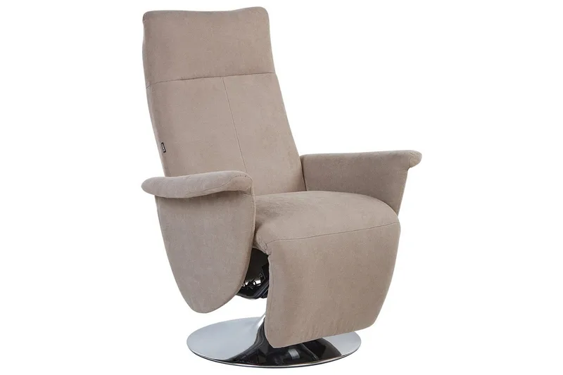 Reclinerlænestol Prime Taupe/Sølv - Taupe/Sølv - Møbler - Stole & lænestole - Lænestole - Recliner lænestol