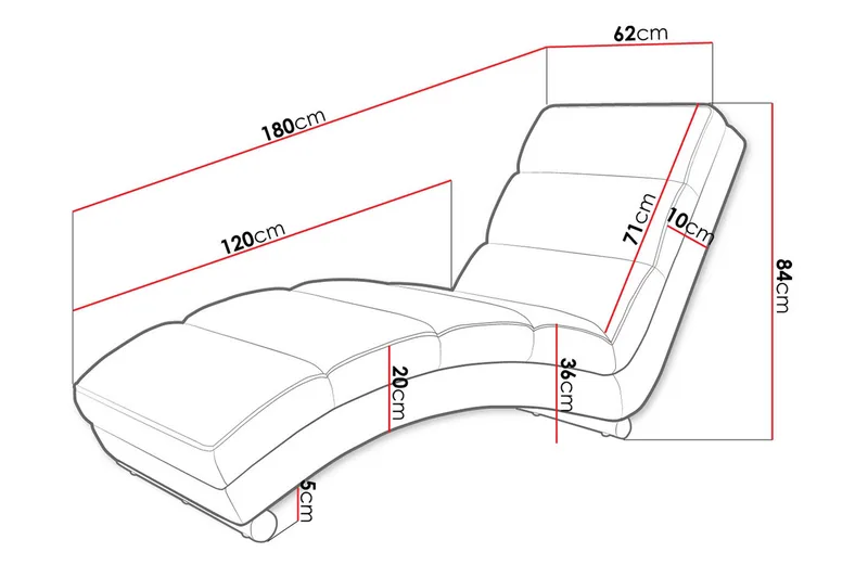 Regalado Lænestol - Møbler - Stole & lænestole - Lænestole - Chaiselong lænestol & Divan lænesto