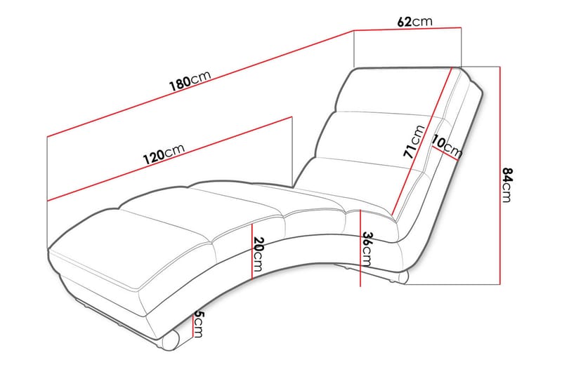 Regalado Lænestol - Møbler - Stole & lænestole - Lænestole - Chaiselong lænestol & Divan lænesto