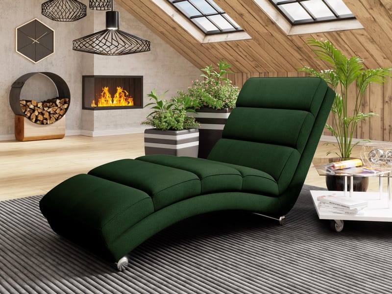 Regalado Liggestol - grøn - Møbler - Stole & lænestole - Lænestole - Liggestol