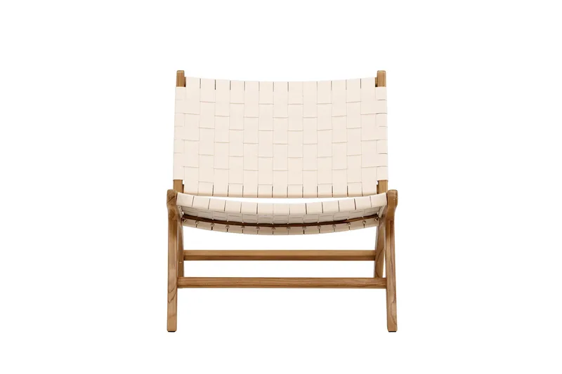 Rike Lænestol Teak, Natural