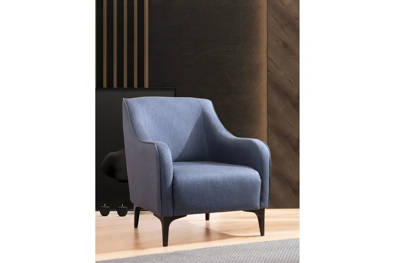 Rossland Lænestol - Blå - Møbler - Stole & lænestole - Lænestole