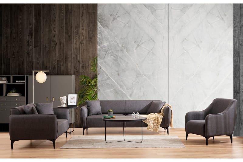 Rossland Lænestol - Mørkegrå - Møbler - Stole & lænestole - Lænestole