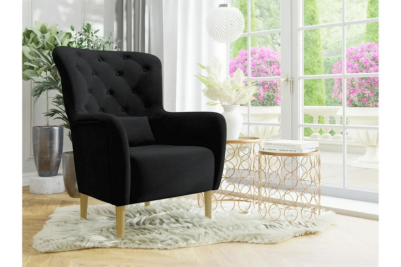 Rushmore Fåtölj Black - Møbler - Stole & lænestole - Lænestole