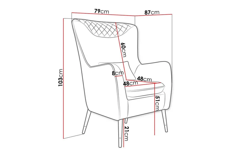 Rushmore Fåtölj Black - Møbler - Stole & lænestole - Lænestole