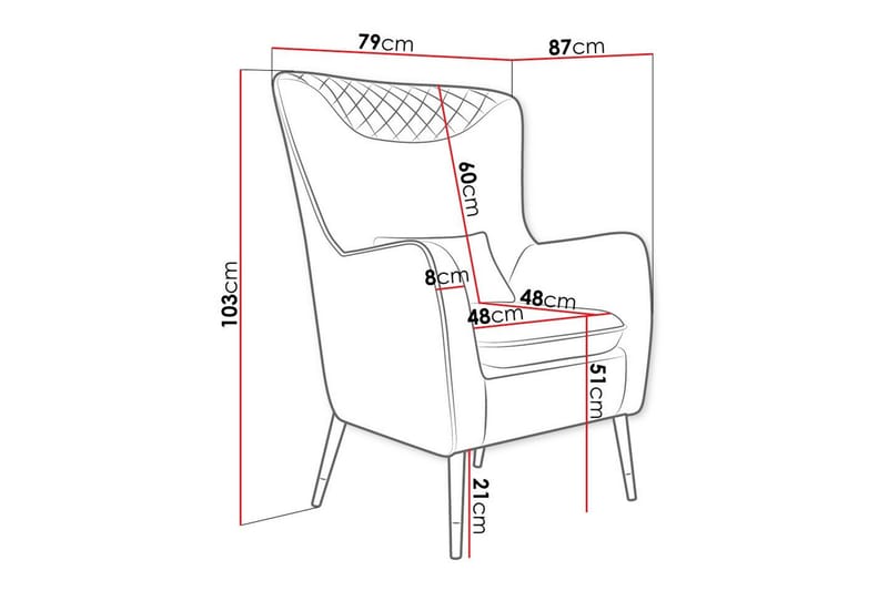 Rushmore Fåtölj Black - Møbler - Stole & lænestole - Lænestole