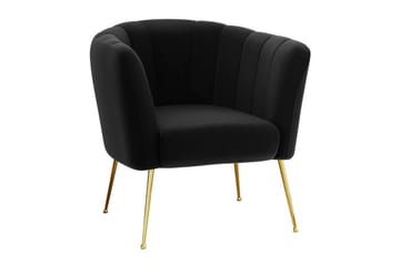 Rushmore Fåtölj Black/Gold - Møbler - Stole & lænestole - Lænestole