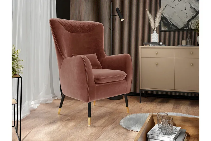 Rushmore Fåtölj Brown/Black - Møbler - Stole & lænestole - Lænestole