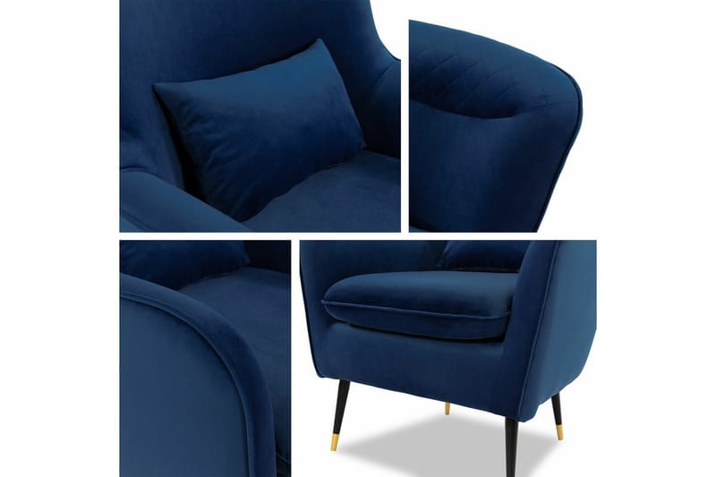 Rushmore Fåtölj Dark blue - Møbler - Stole & lænestole - Lænestole