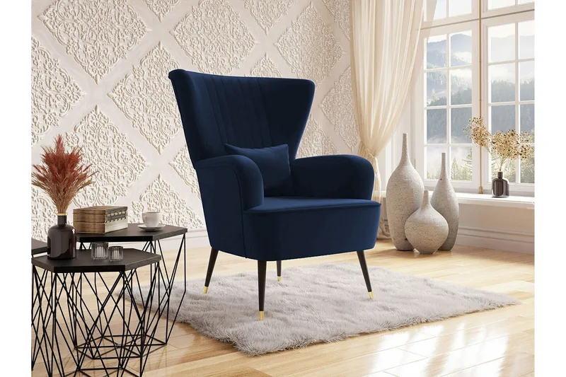 Rushmore Fåtölj Dark blue - Møbler - Stole & lænestole - Lænestole
