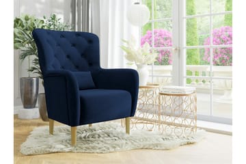Rushmore Fåtölj Dark Blue/Blue - Møbler - Stole & lænestole - Lænestole