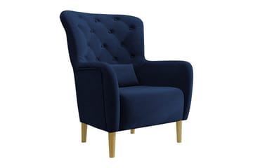 Rushmore Fåtölj Dark Blue/Blue - Møbler - Stole & lænestole - Lænestole