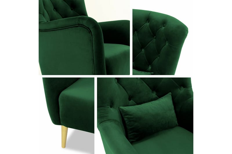 Rushmore Fåtölj Dark green - Møbler - Stole & lænestole - Lænestole