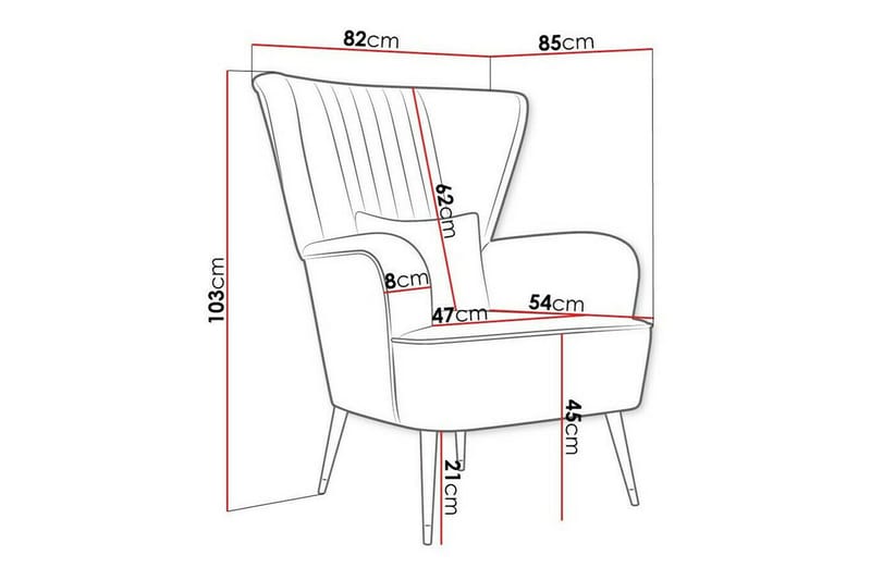Rushmore Fåtölj Dark green - Møbler - Stole & lænestole - Lænestole