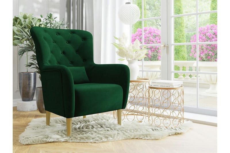 Rushmore Fåtölj Dark green - Møbler - Stole & lænestole - Lænestole