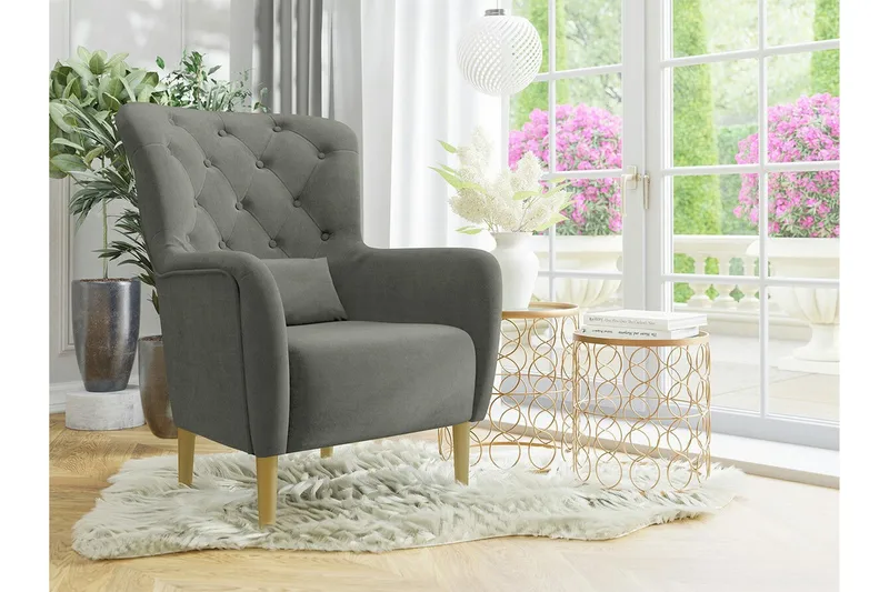 Rushmore Fåtölj Dark grey - Møbler - Stole & lænestole - Lænestole