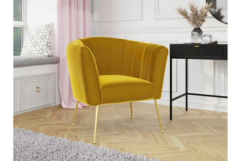 Rushmore Fåtölj Yellow - Møbler - Stole & lænestole - Lænestole