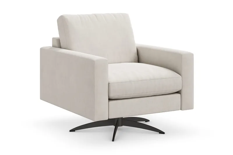 Sabero Lænestol, Beige/Sort