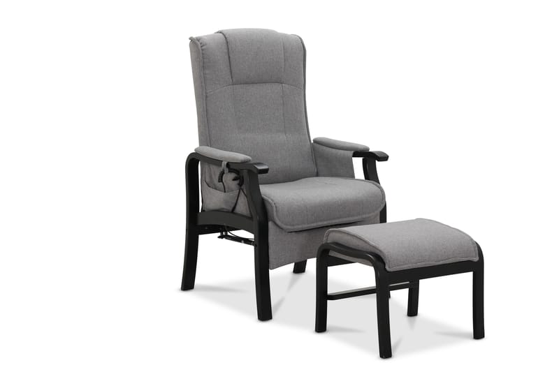 Saika Reclinerstol Elektrisk - Lysegrå - Møbler - Stole & lænestole - Lænestole - Recliner lænestol