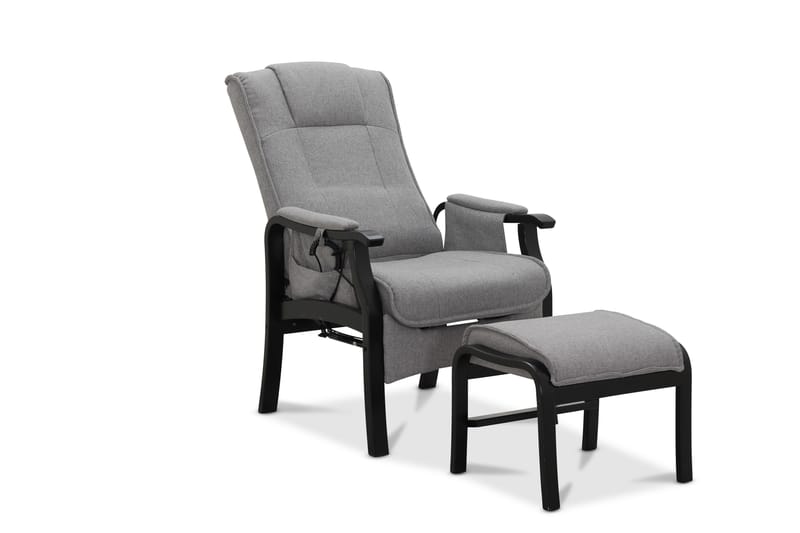 Saika Reclinerstol Elektrisk - Lysegrå - Møbler - Stole & lænestole - Lænestole - Recliner lænestol