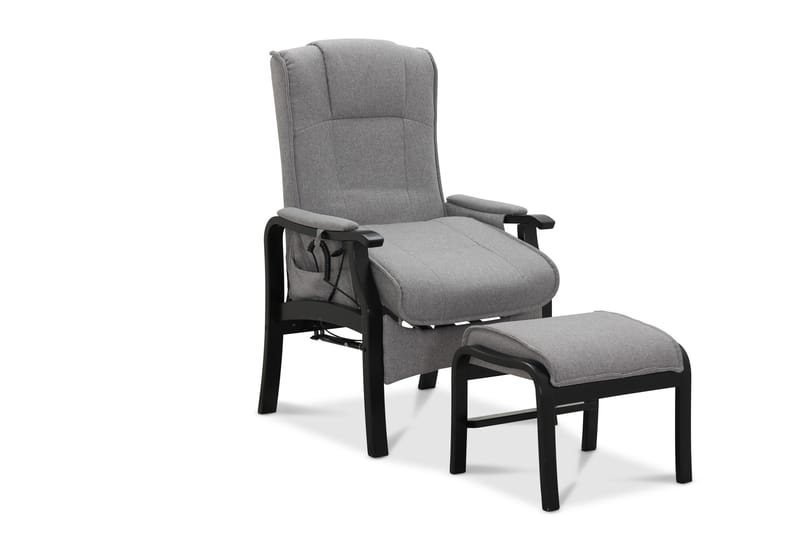 Saika Reclinerstol Elektrisk - Lysegrå - Møbler - Stole & lænestole - Lænestole - Recliner lænestol