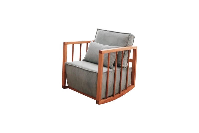 Sallanan Lænestol - Blå - Møbler - Stole & lænestole - Gyngestol