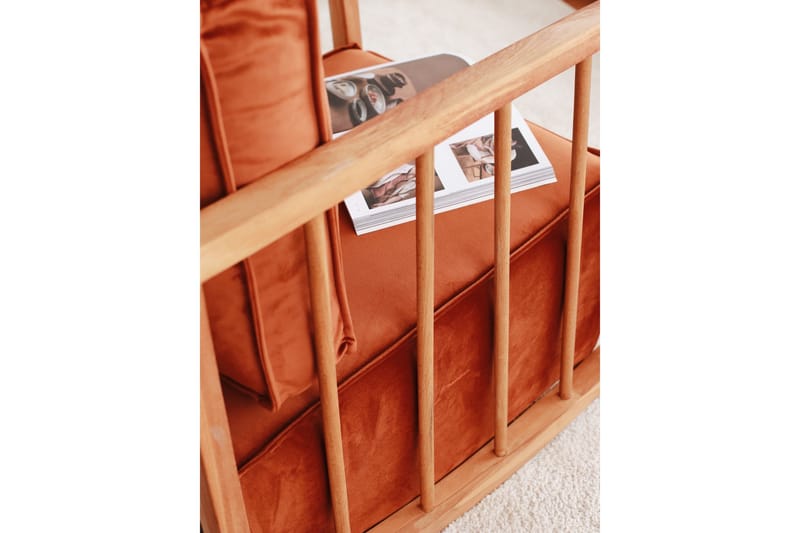 Sallanan Lænestol - Brun - Møbler - Stole & lænestole - Gyngestol